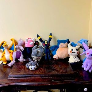 Pokemon plushies
